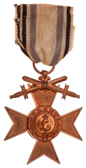 Bavaria War Merit Medal with Swords