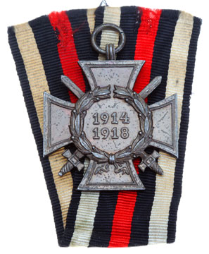 WW1 Honor Cross - C.E. Juncker