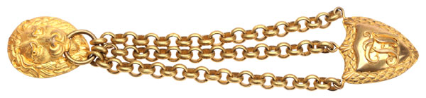 Saxony Chained Lion Head & FA Shield