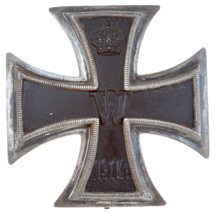 WW1 Iron Cross 1st Class - 800 Silver