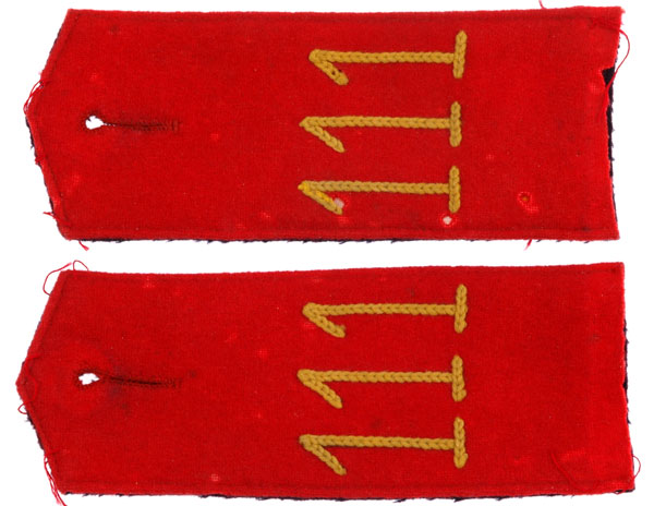Prussian Infantry Regiment 111 Shoulder Boards