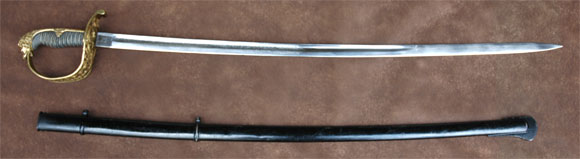 Engraved WKC Lionhead Sword