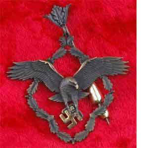 Bronze Aeronautical Research Corresponding Member's Badge