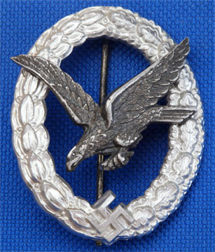 LW Air Gunner Badge - Aluminum, Assmann