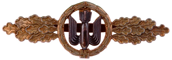 Luftwaffe Bronze Dive Bomber Clasp