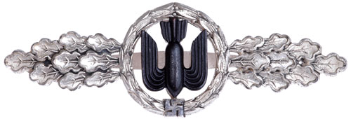 Luftwaffe Silver Dive Bomber Clasp - G.H. Osang