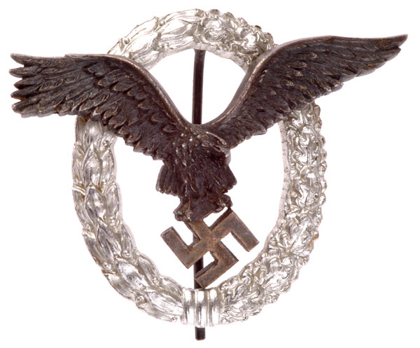 Aluminum Pilot Badge - CE Juncker