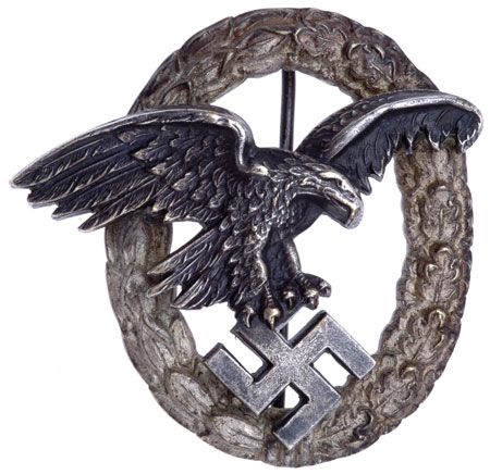 Luftwaffe Observer Badge - C. E. Juncker