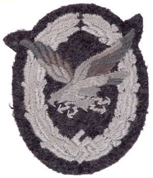 Luftwaffe Radio Operator Badge - Cloth Version