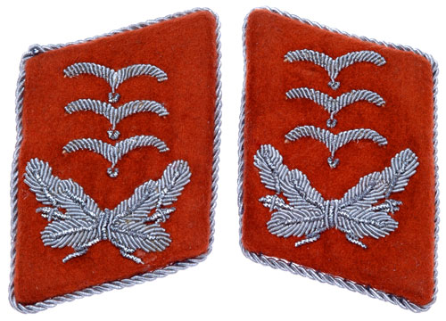Luftwaffe Collartabs - Signal Hauptmann