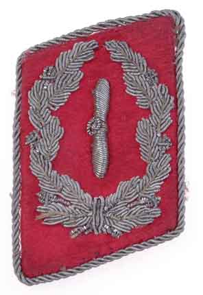 Flight Stabsingenieur Collar Tab - front