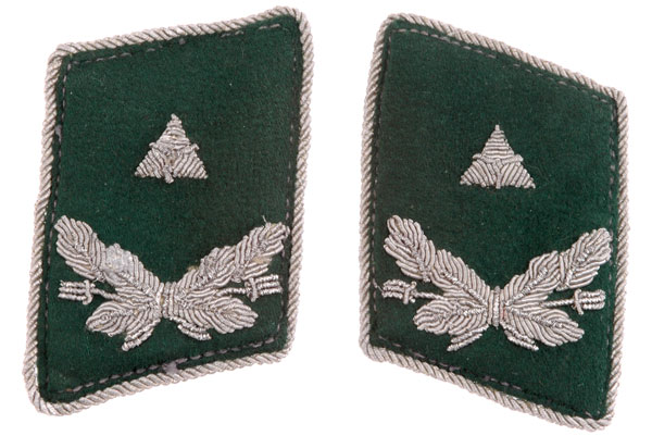 Luftwaffe Administration Leutnant Collartabs