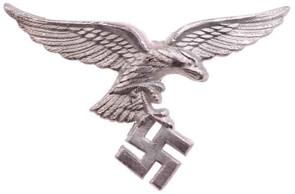 Luftwaffe Aluminum Drooptail Hat Eagle 