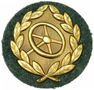 Gold Army Driver Badge 