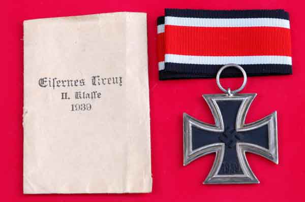 Iron Cross, 2nd Class w/envelope - Anton Schenkl 