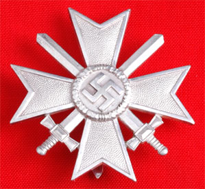 1939 1st Class War Service Cross With Swords