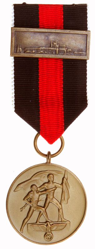 Sudetenland Medal with Prague Bar