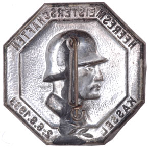 Army Championships Commemorative Badge Kassel, August 2-6, 1933