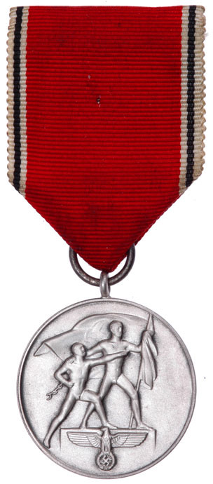1938 Marz Austrian Anchluss Medal