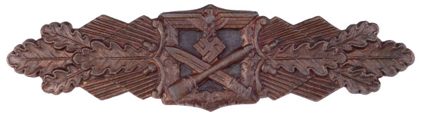 Bronze Close Combat Clasp
