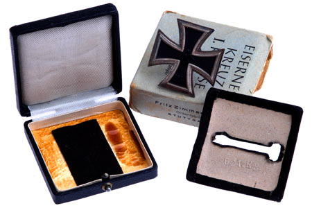 1939 Boxed Iron Cross 1st Class display