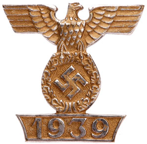 1939 Bar to the Iron Cross, 2nd Class, Type 1