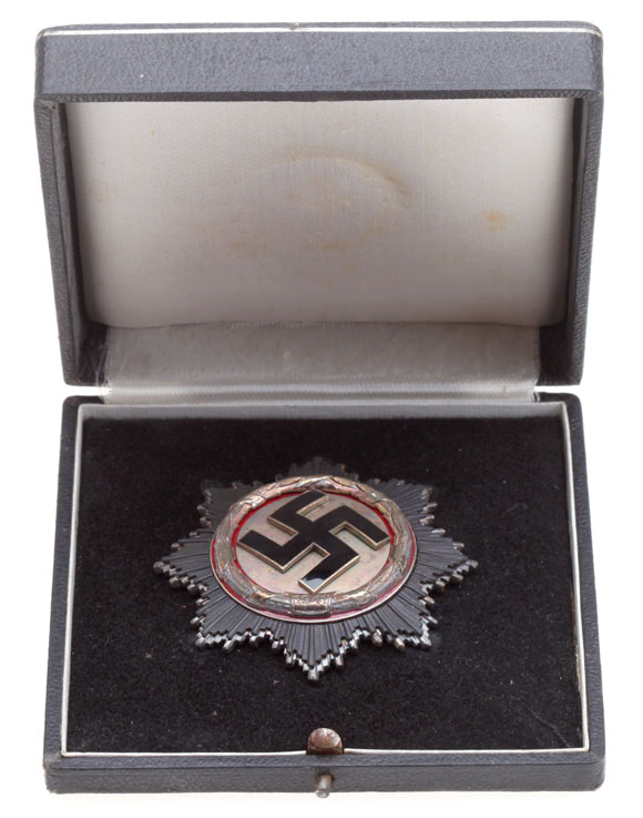 Boxed Silver German Cross - Deschler