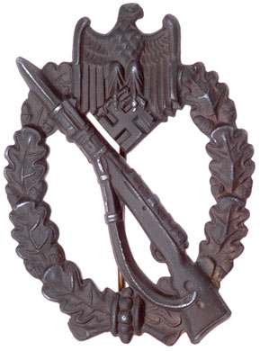 Bronze Infantry Assault Badge - Hermann Wernstein