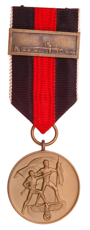 Sudetenland Medal with Prague Bar