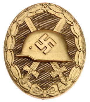 1939 Gold Wound Badge