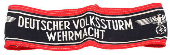 Deutscher Volksturm Wehrmacht Armband
