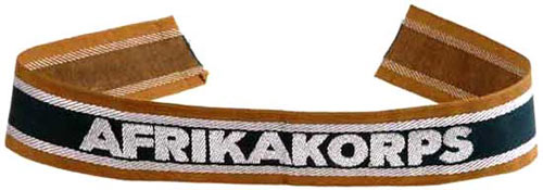 WW2 German Afrikakorps Cufftitle 