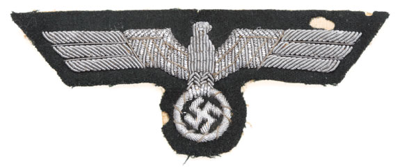 WW2 German Army Officer Bullion Tunic Eagle