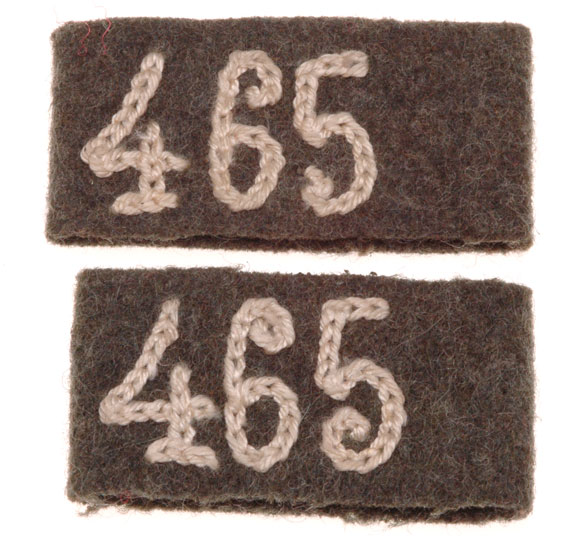 Regimental Slip on Numbers 465