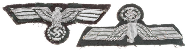 Two Army Officer Bullion Eagles