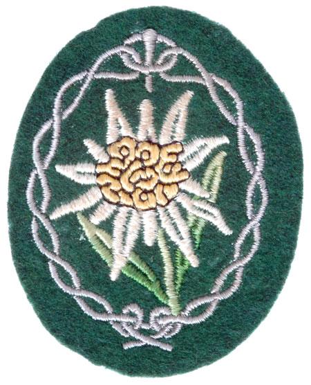 Mountain Troop EM Sleeve Edelweiss