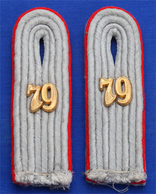 Army Leutnant Artillery Reserve Sew-in Shoulder Boards