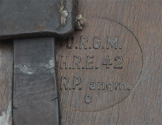 D.R.G.M., H.R.E. 42, DR.P. angm., 0