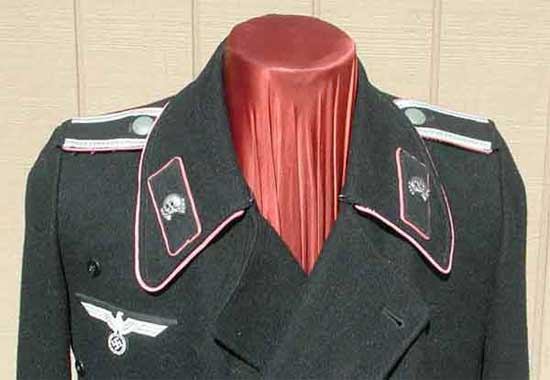 Army Black Panzer Wrap-around Tunic