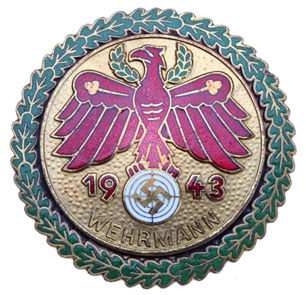 1943 Wehrmann Shooting Badge