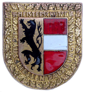 1943 1st Gau Master Shoot in Salzburg Badge