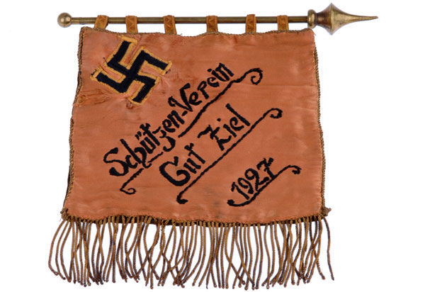 1927 NSDAP Gut Ziel Shooting Club Banner