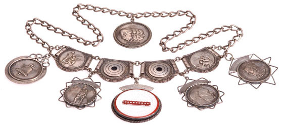 Shooting King Competition Medal Chain