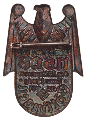 1934 Göttingen National Socialist Teachers League Conference Day Badge