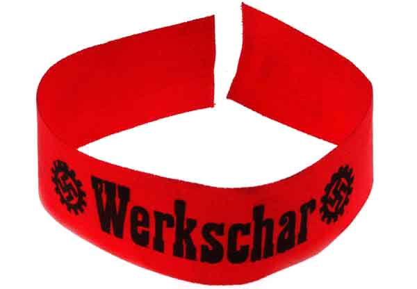 DAF Red Werkschar Cuff Title 
