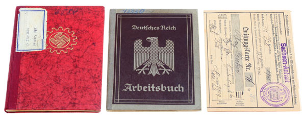 DAF Book, Arbeitsbuch, Quittungskarte Herbert Hartmann