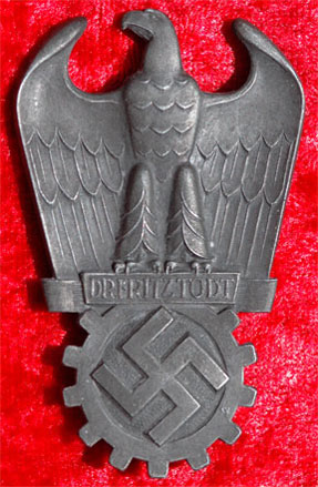 Fritz Todt Medal 3rd Class