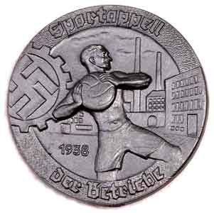 The 1938 DAF Workplace Sports-Rollcall Badge