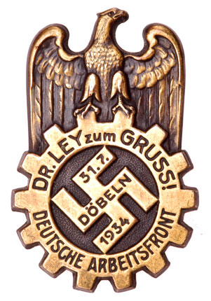 DAF Dr Ley Speech Event Badge