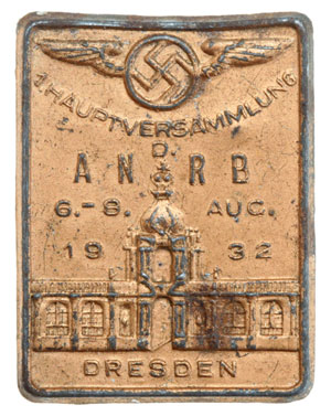 NSDAP Meeting of Reichsbahn Officials Badge